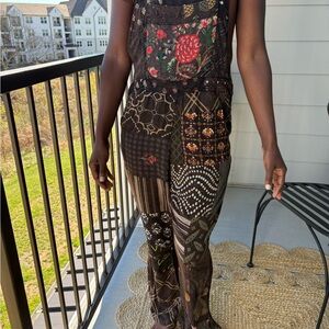 Floral Patchwork Jumpsuit